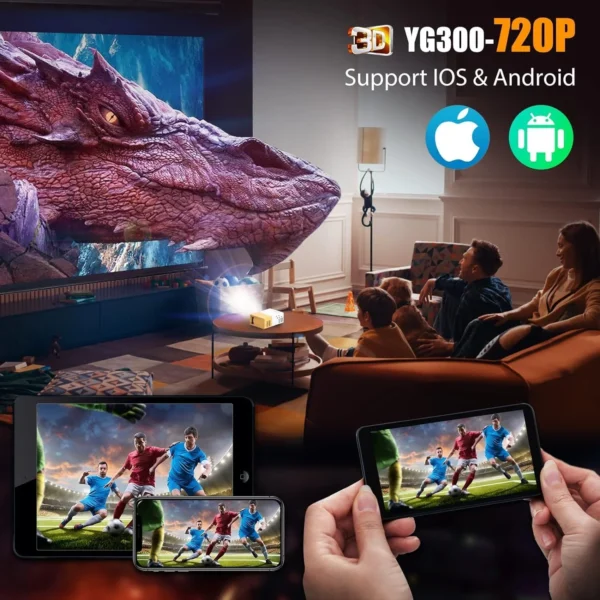 Portable LED Projector - Image 4