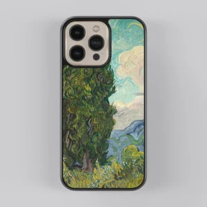 Cypresses – Van Gogh Glass Case