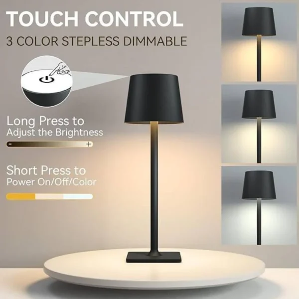Metal Rechargeable Lamp - Image 6